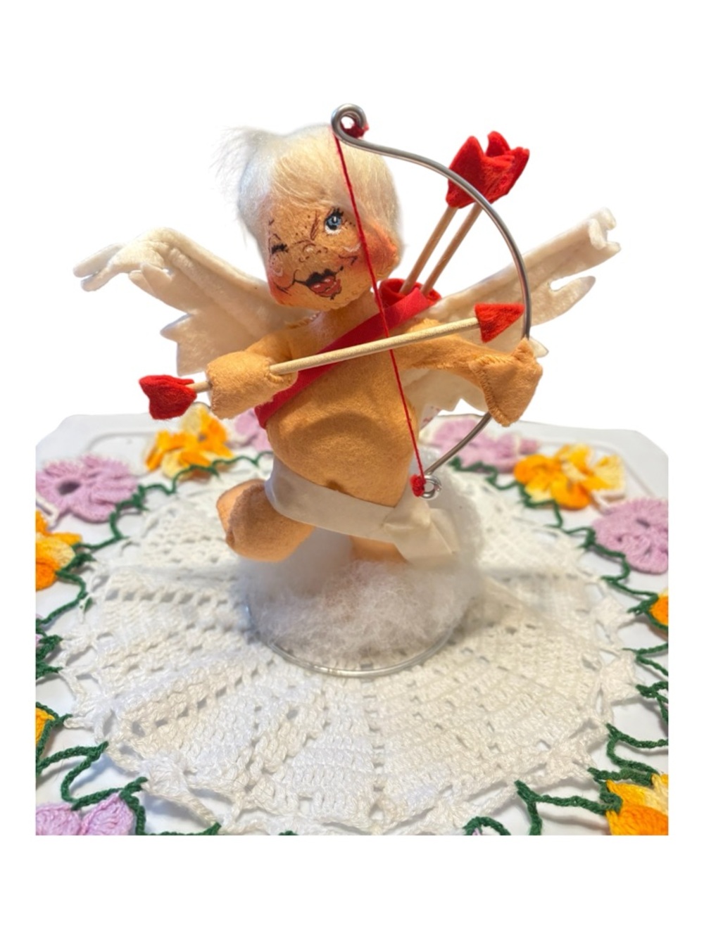 Annalee Vintage Cupid Cherub Angel bow and arrow Valentine’s Day 1957/1983